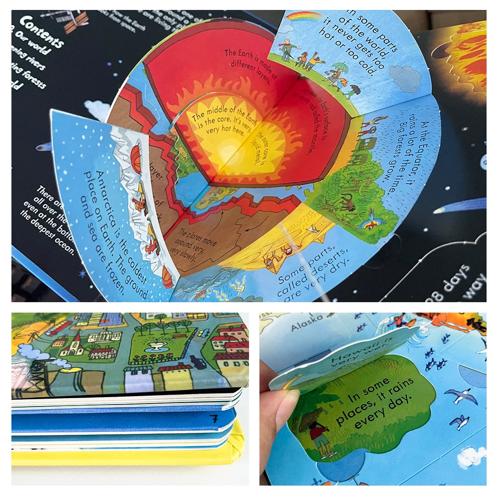 Usborne Books Look Inside English Cardboard Book for Kids Learning Toys Bedtime Reading Activity Gifts Montessori Materials - LearnPlay Labs