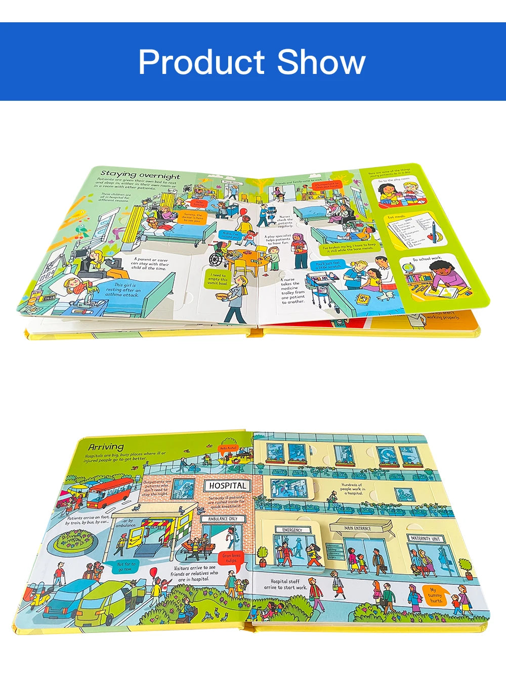 Usborne Books Look Inside English Cardboard Book for Kids Learning Toys Bedtime Reading Activity Gifts Montessori Materials - LearnPlay Labs