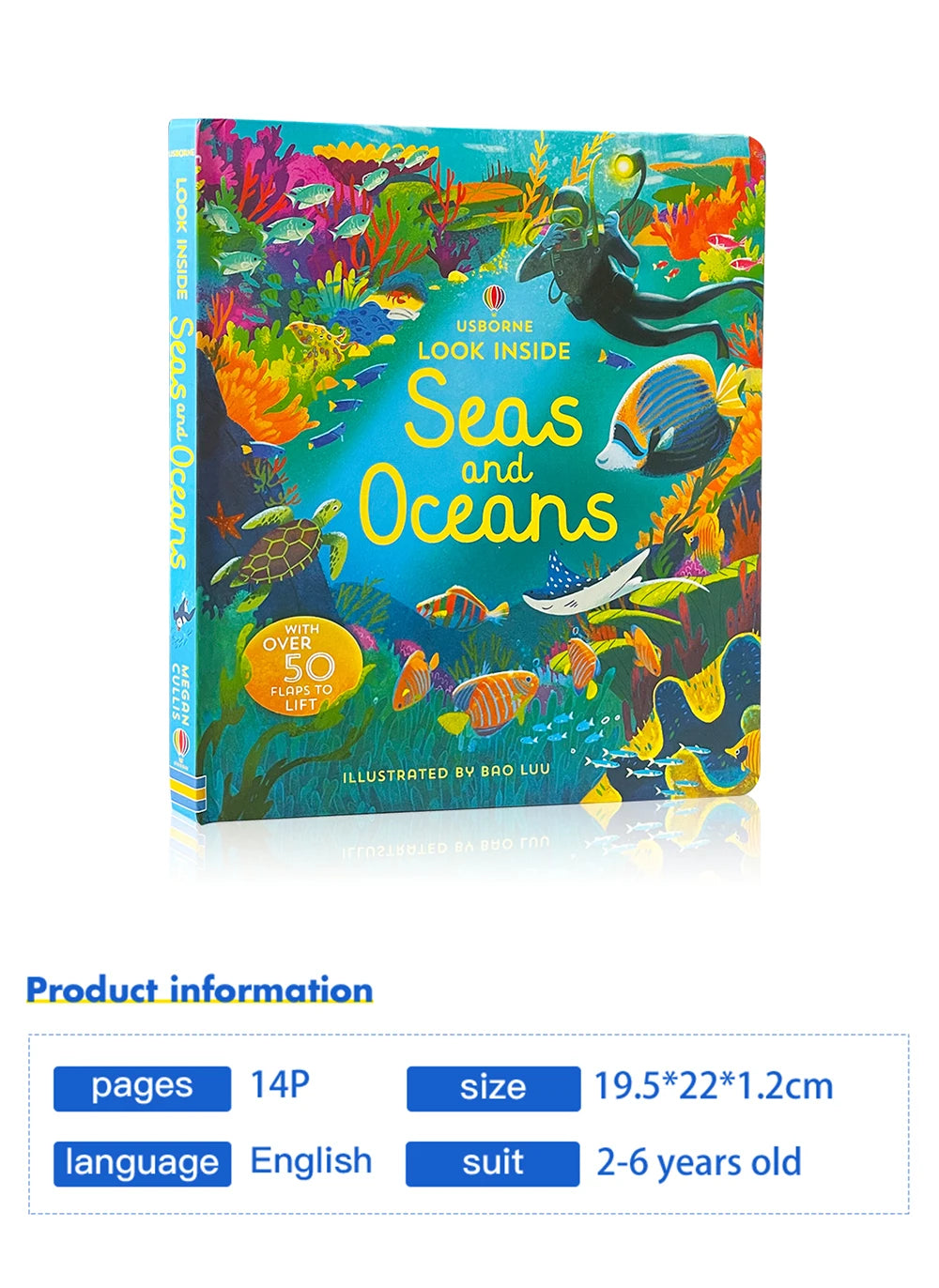 Usborne Books Look Inside English Cardboard Book for Kids Learning Toys Bedtime Reading Activity Gifts Montessori Materials - LearnPlay Labs