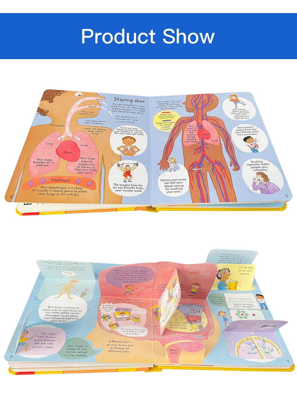 Usborne Books Look Inside English Cardboard Book for Kids Learning Toys Bedtime Reading Activity Gifts Montessori Materials - LearnPlay Labs