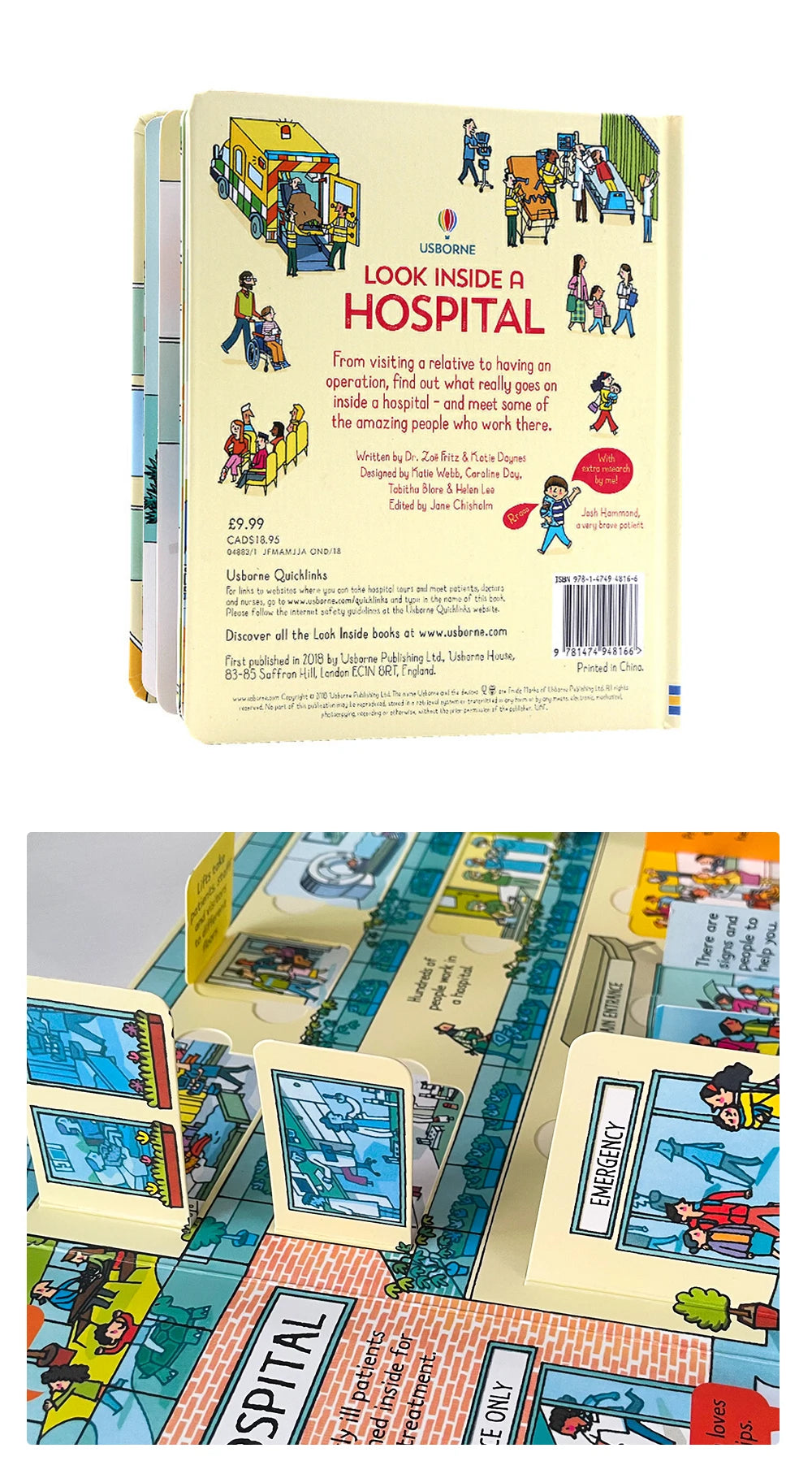 Usborne Books Look Inside English Cardboard Book for Kids Learning Toys Bedtime Reading Activity Gifts Montessori Materials - LearnPlay Labs