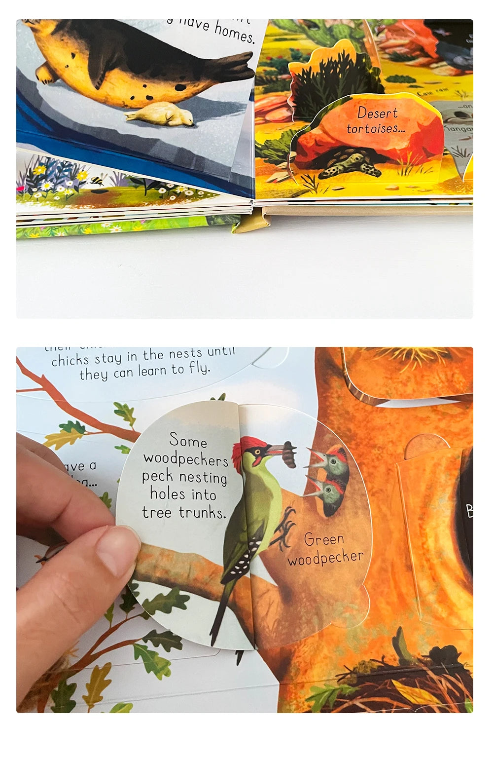 Usborne Books Look Inside English Cardboard Book for Kids Learning Toys Bedtime Reading Activity Gifts Montessori Materials - LearnPlay Labs