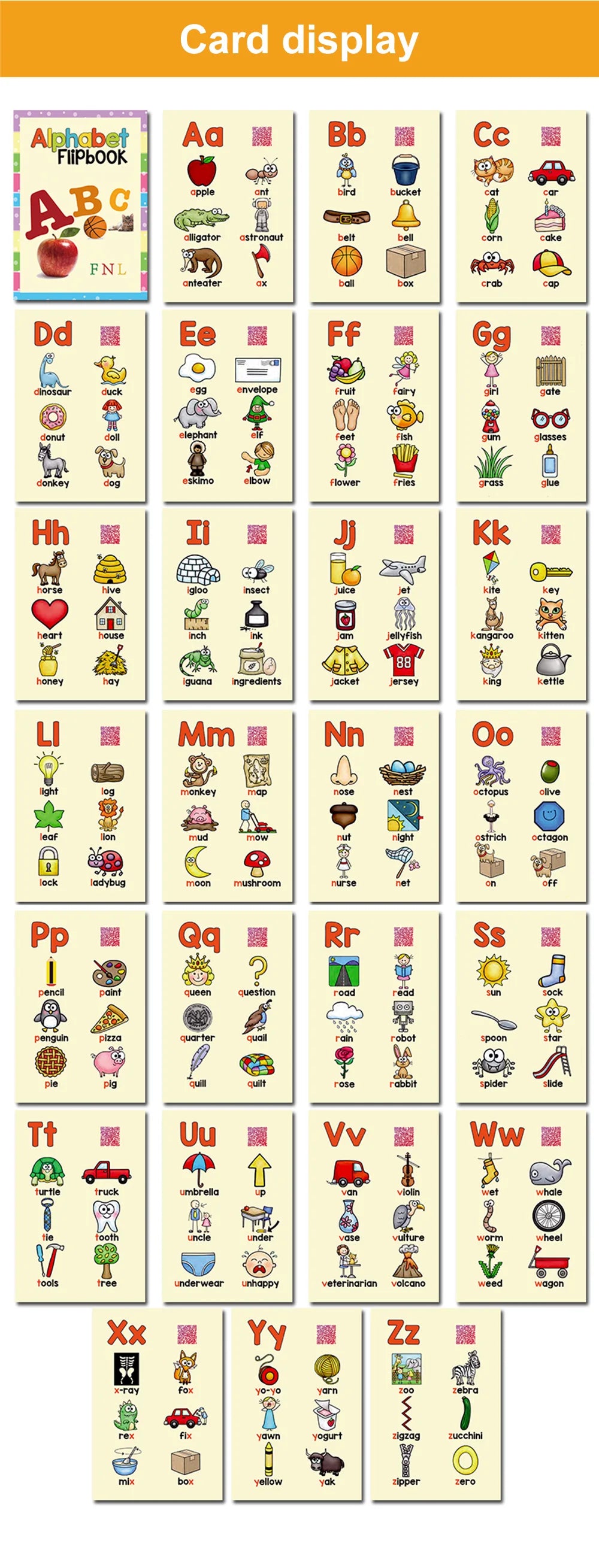 70 Groups Noun English Plurals Kids Montessori English Word Pocket FlashCards Game Learning Educational Toys For Children Games - LearnPlay Labs