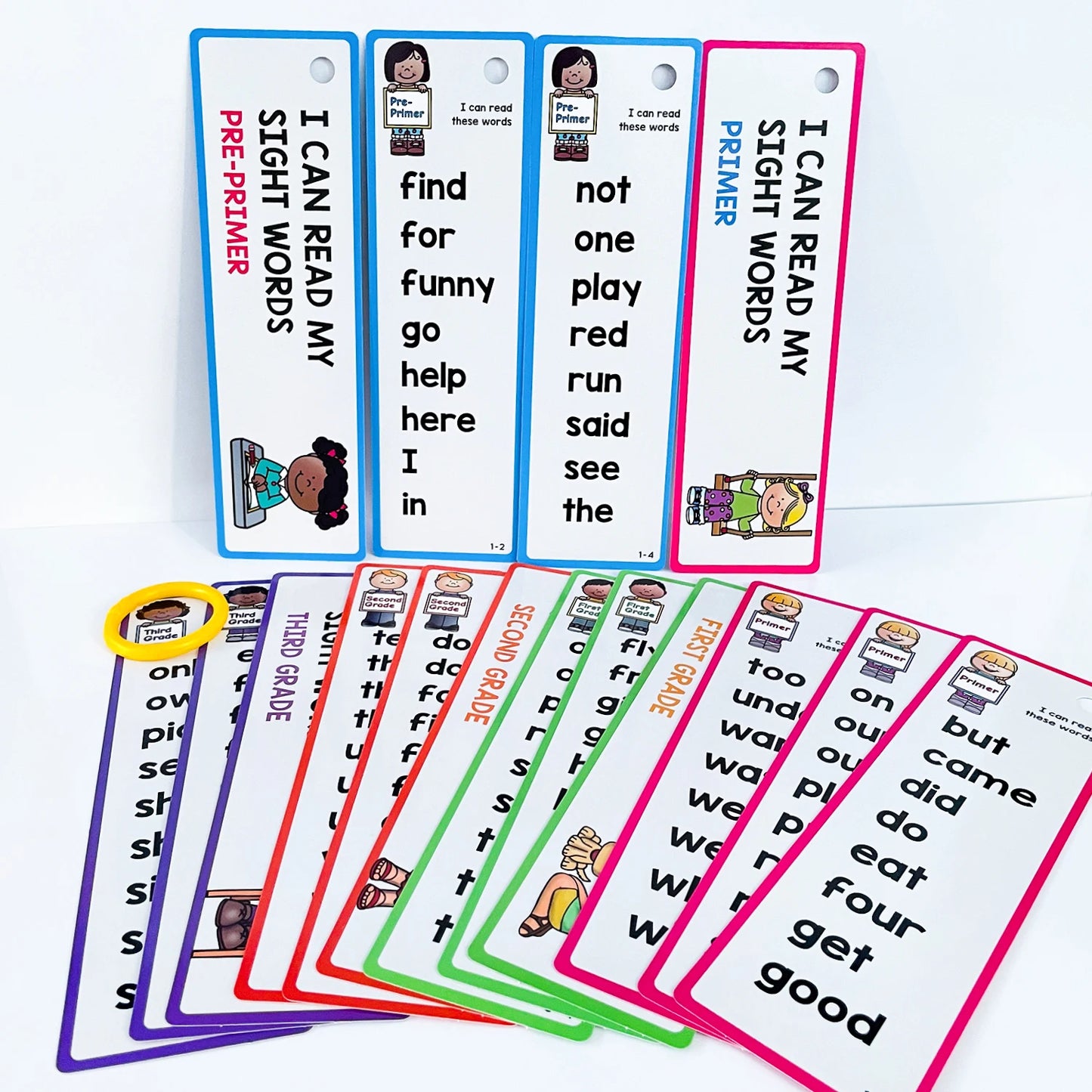 Kids Montessori Learning English Words Card Pocket Flash Cards Early Educational Toys For Children Classroom Supplies Gift - LearnPlay Labs