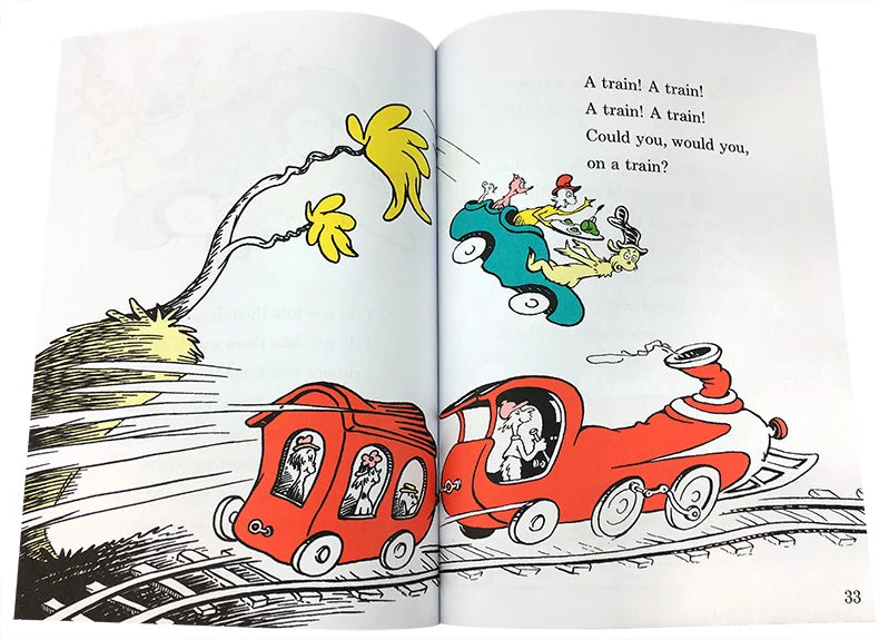 GREEN EGGS AND HAM Dr.Seuss Children English Reading Picture Story Books for Kids Learning Educational Toys - LearnPlay Labs