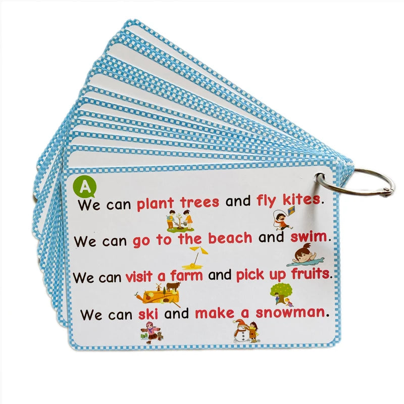 70 Groups Noun English Plurals Kids Montessori English Word Pocket FlashCards Game Learning Educational Toys For Children Games - LearnPlay Labs
