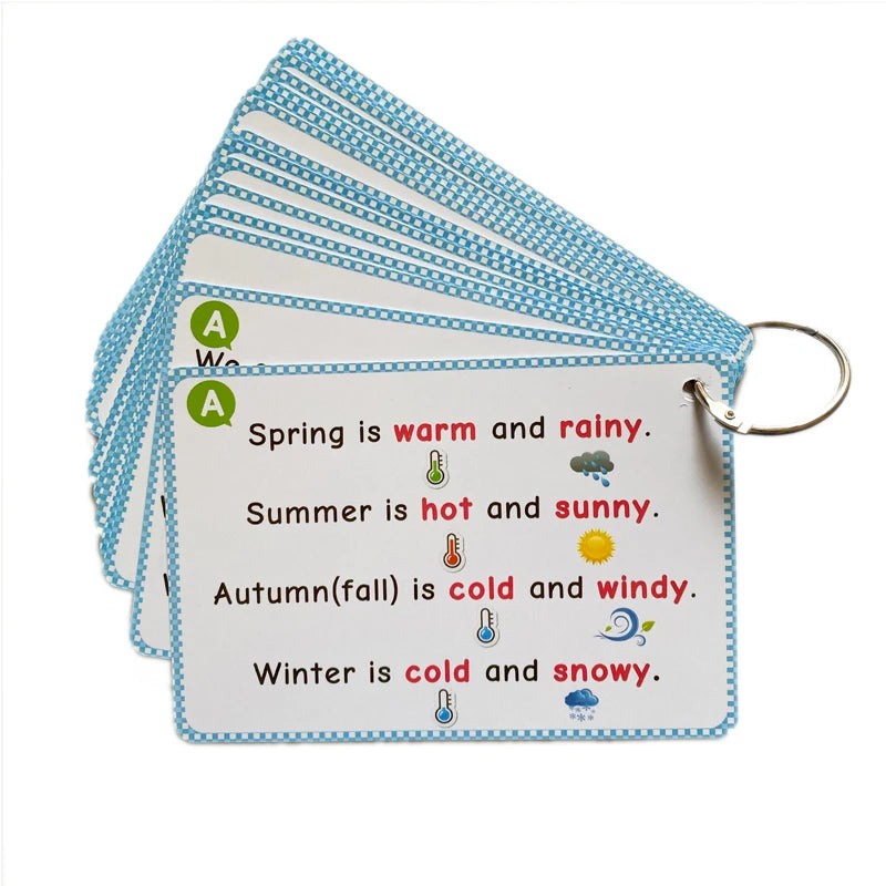 70 Groups Noun English Plurals Kids Montessori English Word Pocket FlashCards Game Learning Educational Toys For Children Games - LearnPlay Labs
