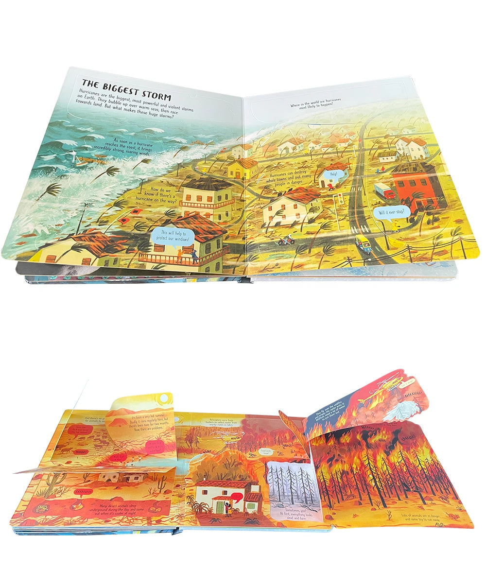 Usborne Books Look Inside English Cardboard Book for Kids Learning Toys Bedtime Reading Activity Gifts Montessori Materials - LearnPlay Labs