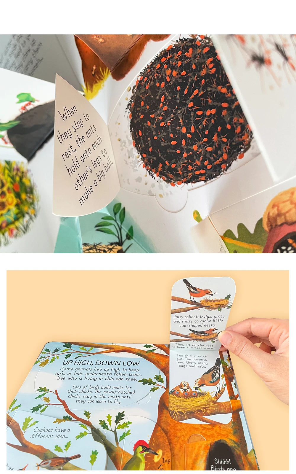 Usborne Books Look Inside English Cardboard Book for Kids Learning Toys Bedtime Reading Activity Gifts Montessori Materials - LearnPlay Labs