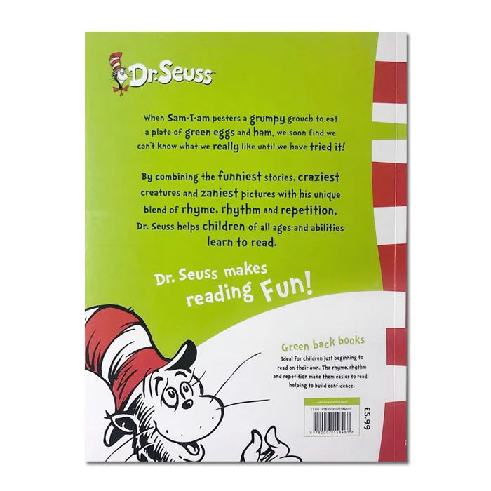GREEN EGGS AND HAM Dr.Seuss Children English Reading Picture Story Books for Kids Learning Educational Toys - LearnPlay Labs