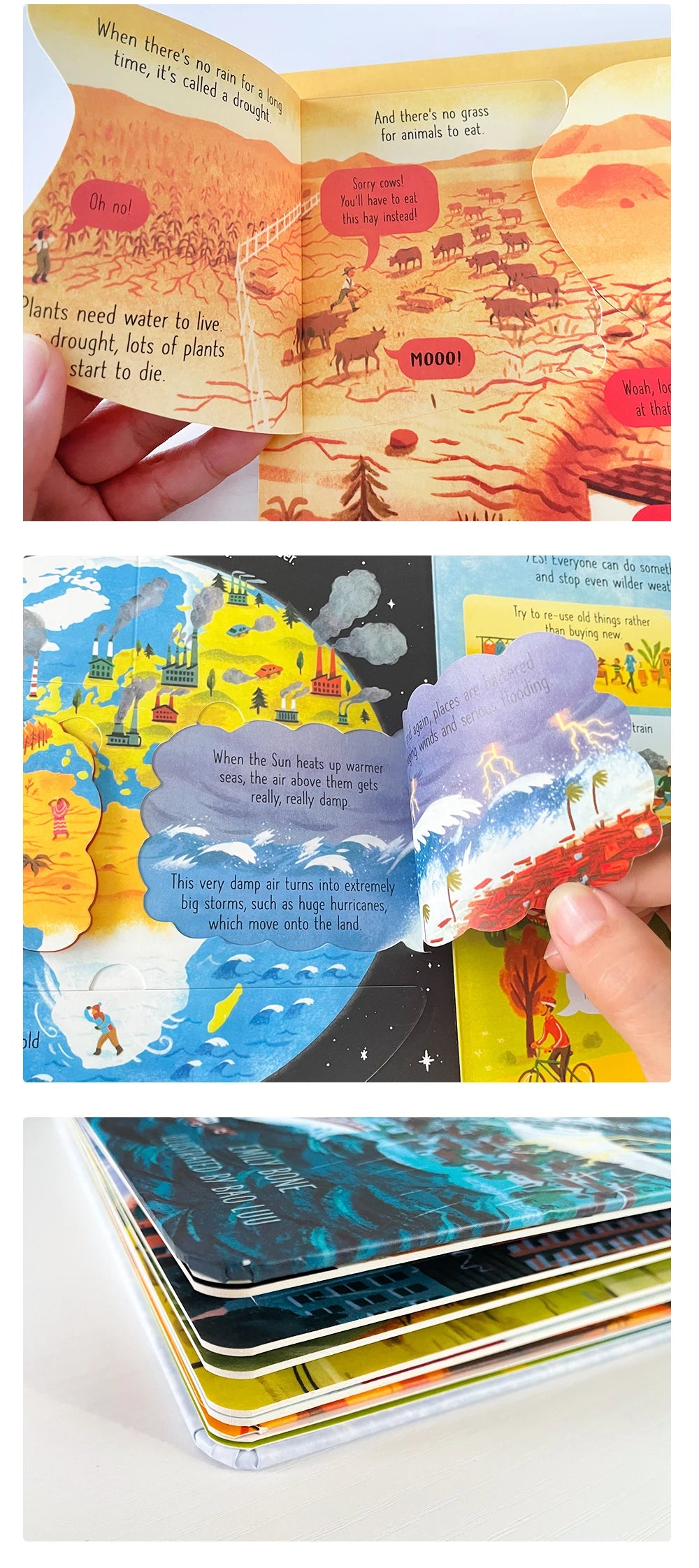 Usborne Books Look Inside English Cardboard Book for Kids Learning Toys Bedtime Reading Activity Gifts Montessori Materials - LearnPlay Labs