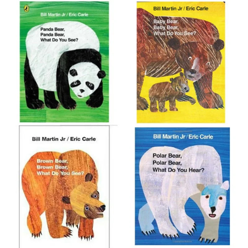 Educational English Picture Book Bear Set Learning Story Book For Baby Kids Children Gifts Bedtime Story - LearnPlay Labs