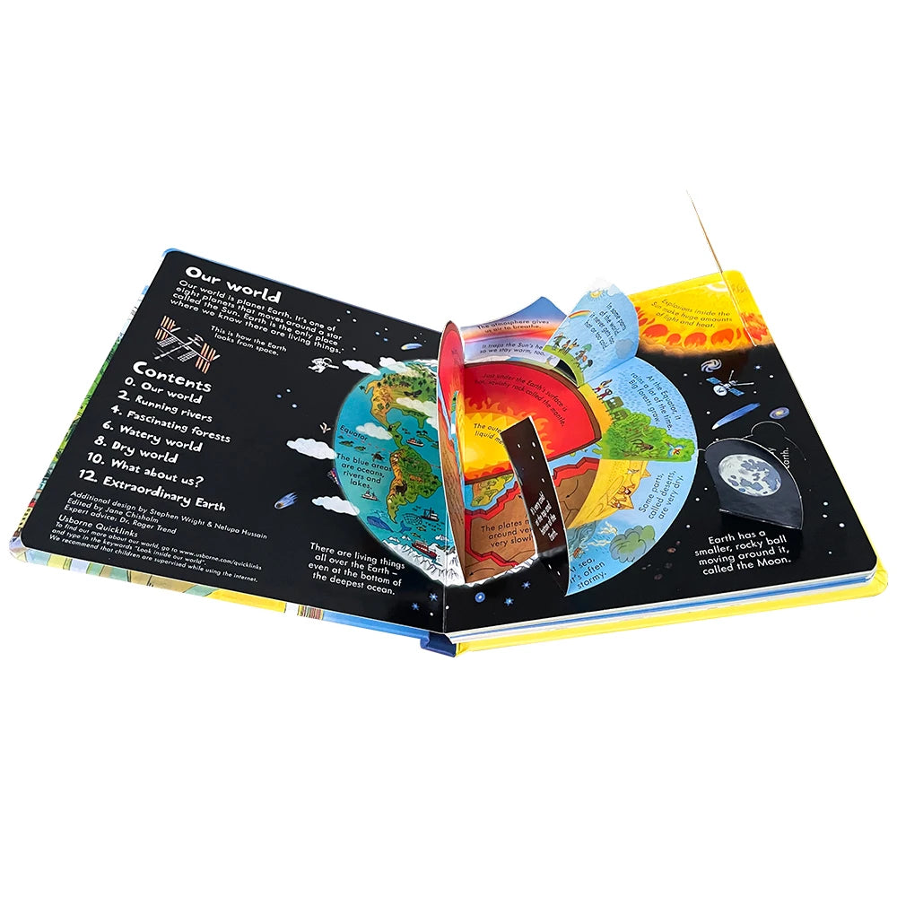 Usborne Books Look Inside English Cardboard Book for Kids Learning Toys Bedtime Reading Activity Gifts Montessori Materials - LearnPlay Labs