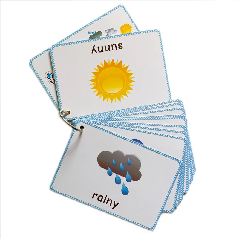 70 Groups Noun English Plurals Kids Montessori English Word Pocket FlashCards Game Learning Educational Toys For Children Games - LearnPlay Labs