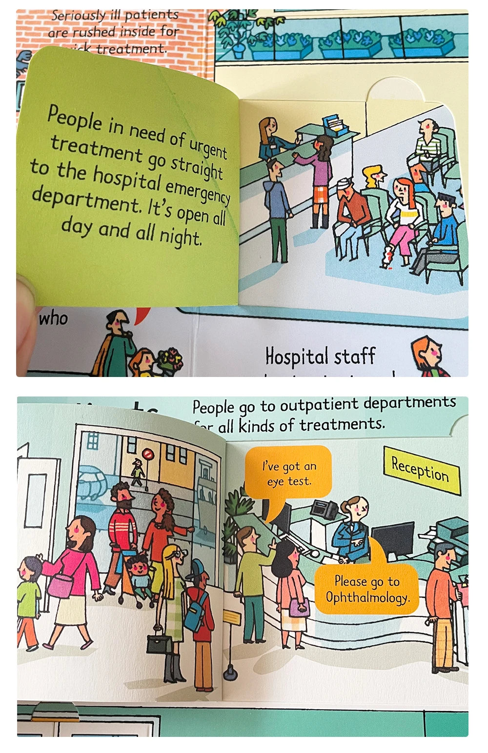 Usborne Books Look Inside English Cardboard Book for Kids Learning Toys Bedtime Reading Activity Gifts Montessori Materials - LearnPlay Labs