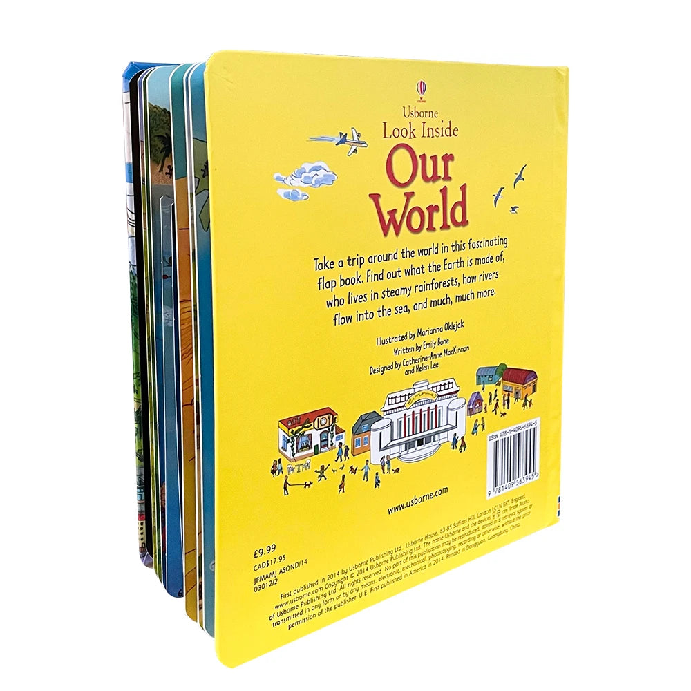 Usborne Books Look Inside English Cardboard Book for Kids Learning Toys Bedtime Reading Activity Gifts Montessori Materials - LearnPlay Labs