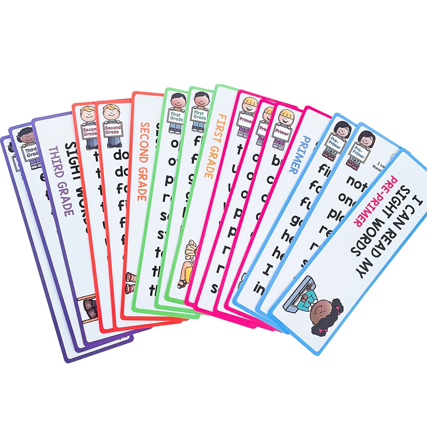 Kids Montessori Learning English Words Card Pocket Flash Cards Early Educational Toys For Children Classroom Supplies Gift - LearnPlay Labs