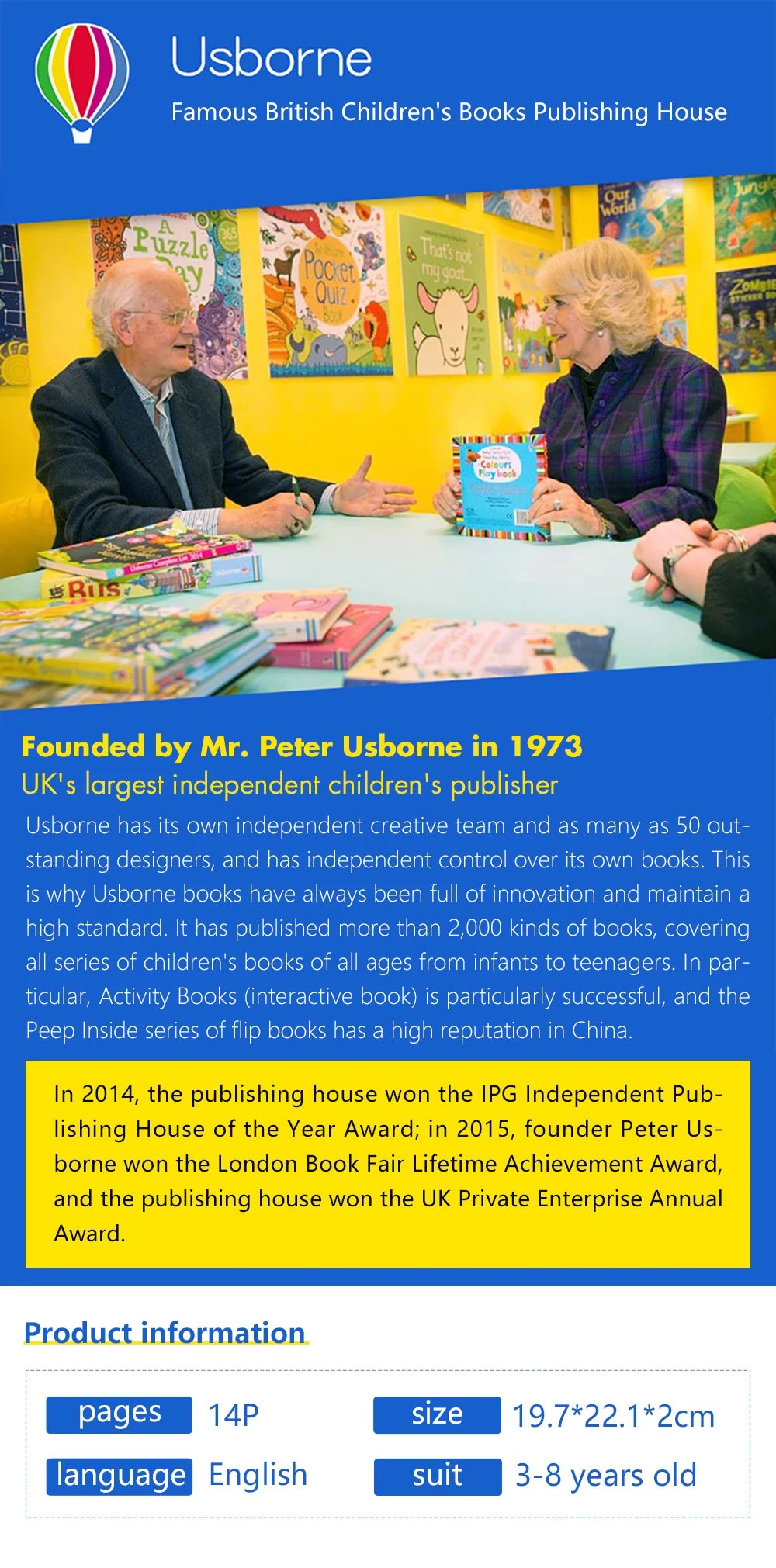 Usborne Books Look Inside English Cardboard Book for Kids Learning Toys Bedtime Reading Activity Gifts Montessori Materials - LearnPlay Labs