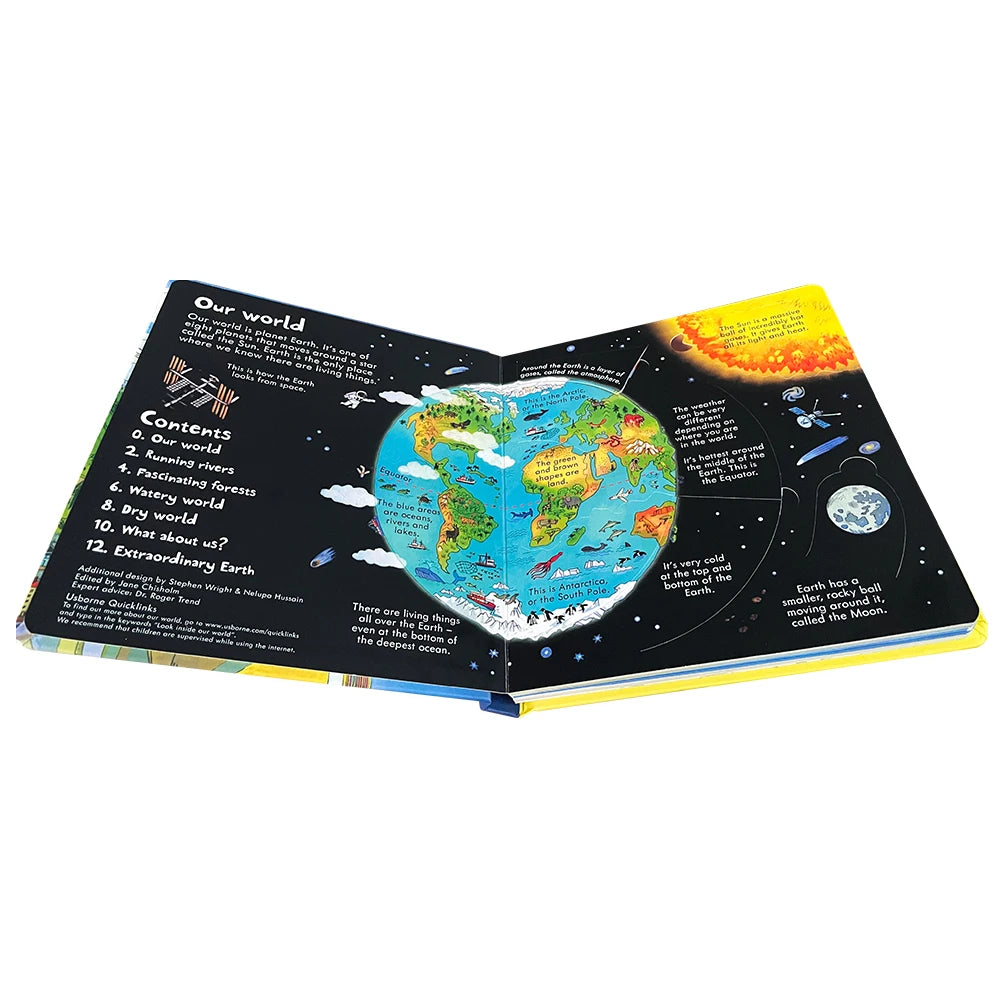Usborne Books Look Inside English Cardboard Book for Kids Learning Toys Bedtime Reading Activity Gifts Montessori Materials - LearnPlay Labs