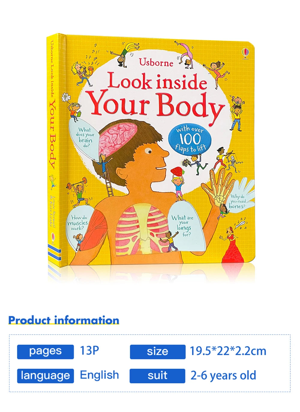 Usborne Books Look Inside English Cardboard Book for Kids Learning Toys Bedtime Reading Activity Gifts Montessori Materials - LearnPlay Labs