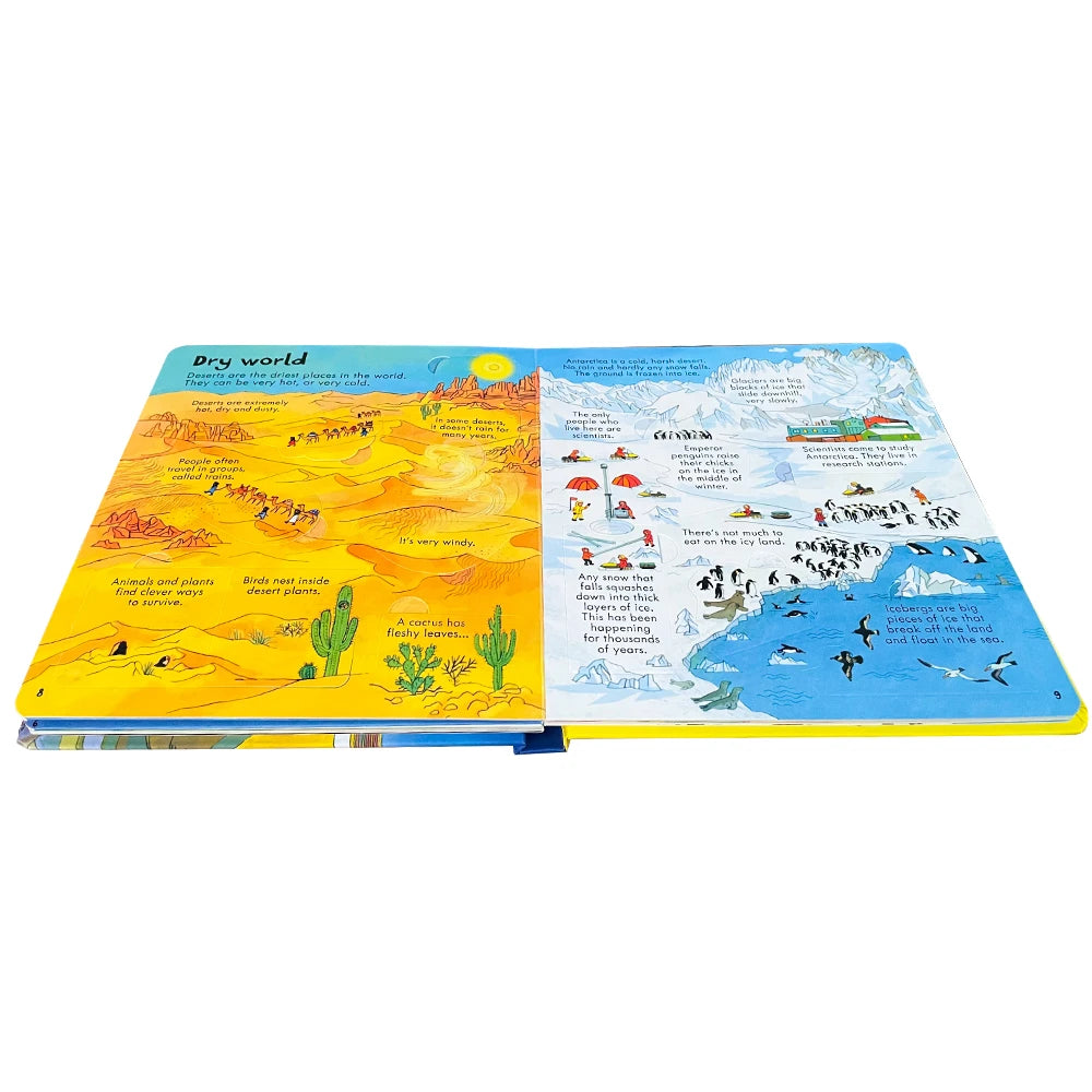 Usborne Books Look Inside English Cardboard Book for Kids Learning Toys Bedtime Reading Activity Gifts Montessori Materials - LearnPlay Labs