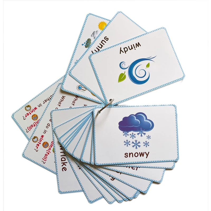 70 Groups Noun English Plurals Kids Montessori English Word Pocket FlashCards Game Learning Educational Toys For Children Games - LearnPlay Labs