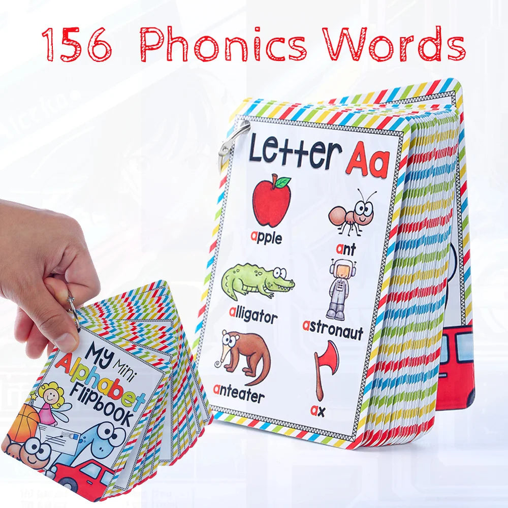 Alphabet 26 Letters Words English Cards Early Development Educational Toys for Early Childhood Development English Language - LearnPlay Labs