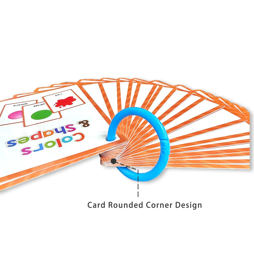 Kids Montessori English Words Learning Card Pocket Flashcards Early Educational Toys Classroom Supplies Teaching Aids - LearnPlay Labs