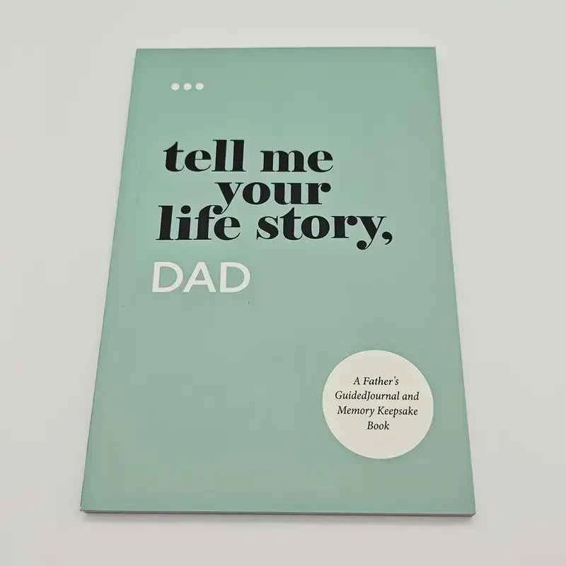 Family Story Recording Handbook Set - Tell Me Your Life Story Notepad Journal Notebook Planner Diary Notebooks Writing Pads