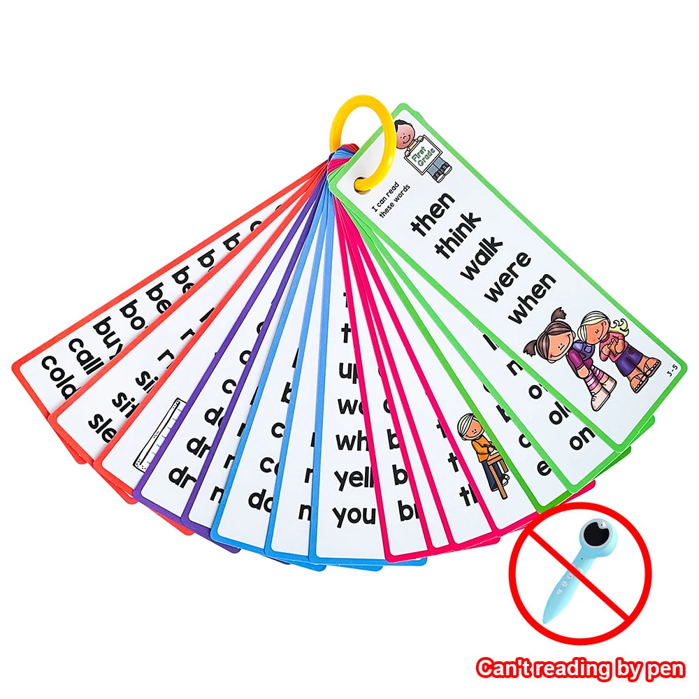 Feelings Emotions Illness English Word Card Flash Card Learning Educational Toy for Kids Children Pocket Card Gifts Montessori - LearnPlay Labs