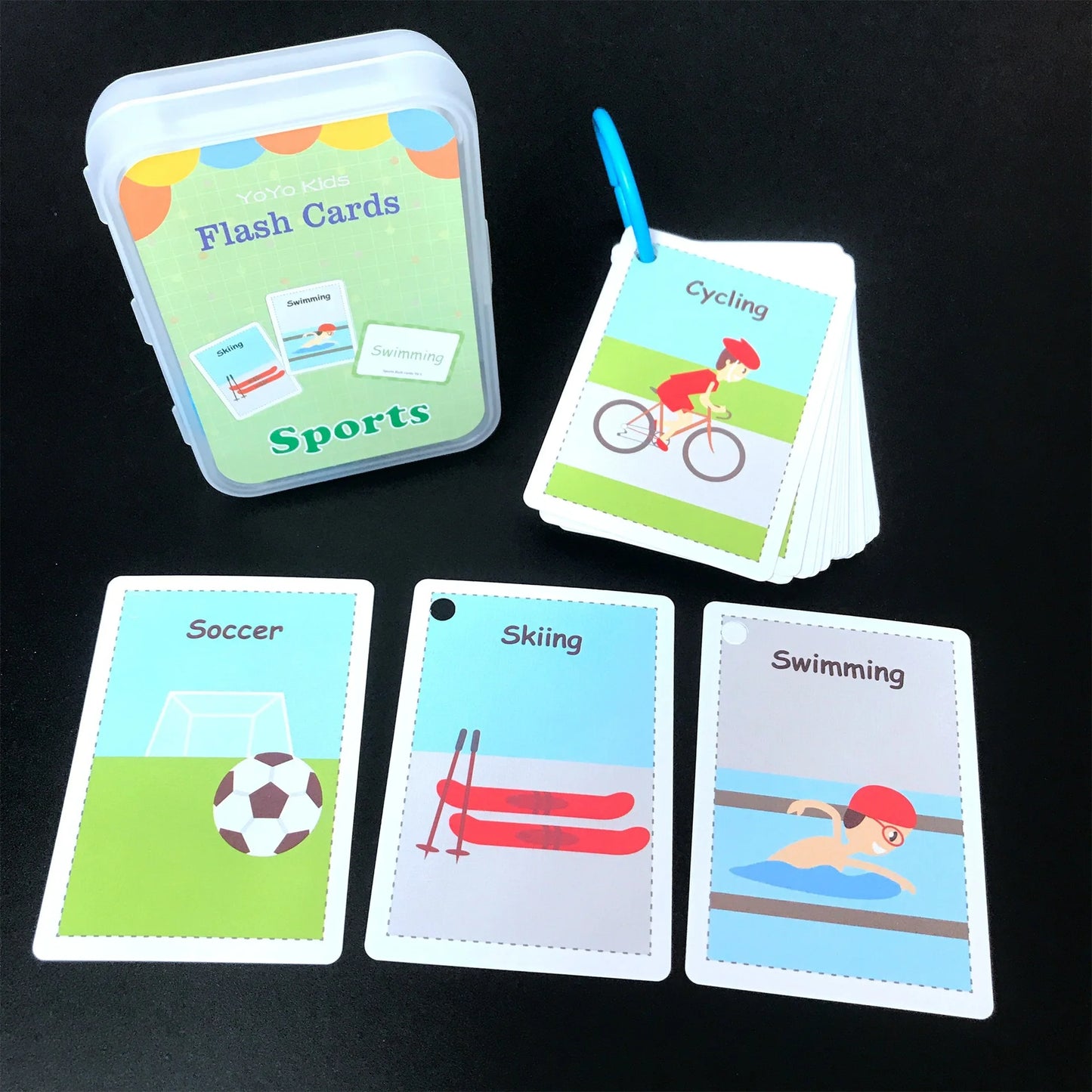 Learning Flashcards ABC Numbers Fruit Animal Body Educational Toys Classroom Aids Montessori Autism English Words Card for Kids