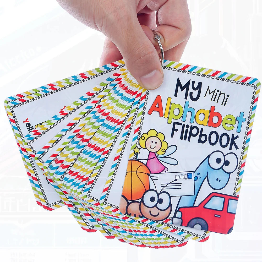 Alphabet 26 Letters Words English Cards Early Development Educational Toys for Early Childhood Development English Language - LearnPlay Labs