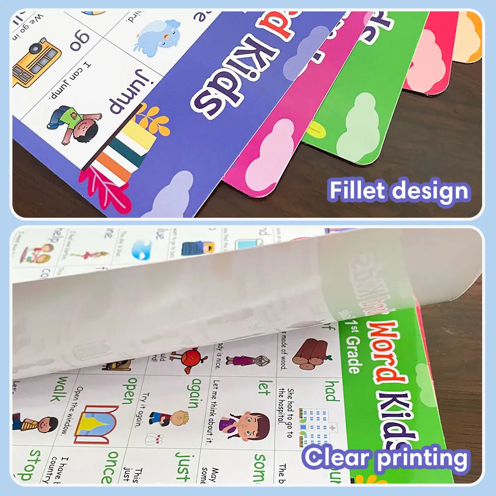 220 English Sight Words Poster Kids Learning Card Homeschool Educational Classroom Supplies Decora School Posters Flashcards - LearnPlay Labs
