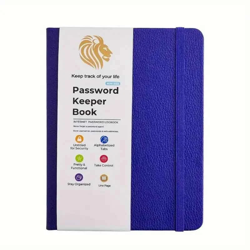 Password Book With Alphabetical Tabs - Internet Address & Password Keeper Logbook For Password Organization Notebook Diary Pads