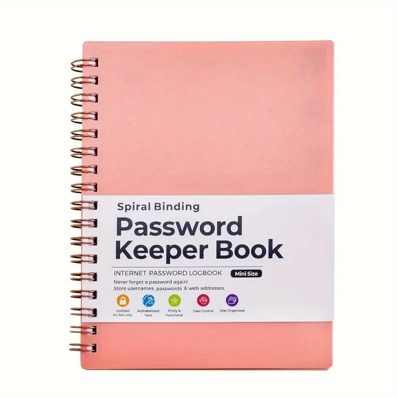 Journal & Organizer Notebook Password Keeper Book Notebooks MINI-Size Notepad Writing Pads Office School Supplies