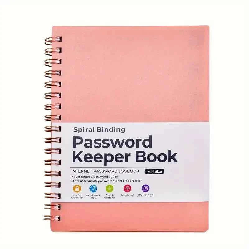 Journal & Organizer Notebook Password Keeper Book Notebooks MINI-Size Notepad Writing Pads Office School Supplies