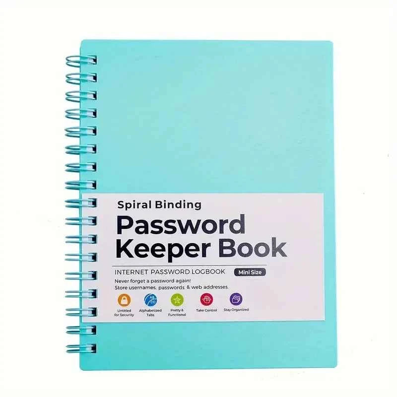 Journal & Organizer Notebook Password Keeper Book Notebooks MINI-Size Notepad Writing Pads Office School Supplies