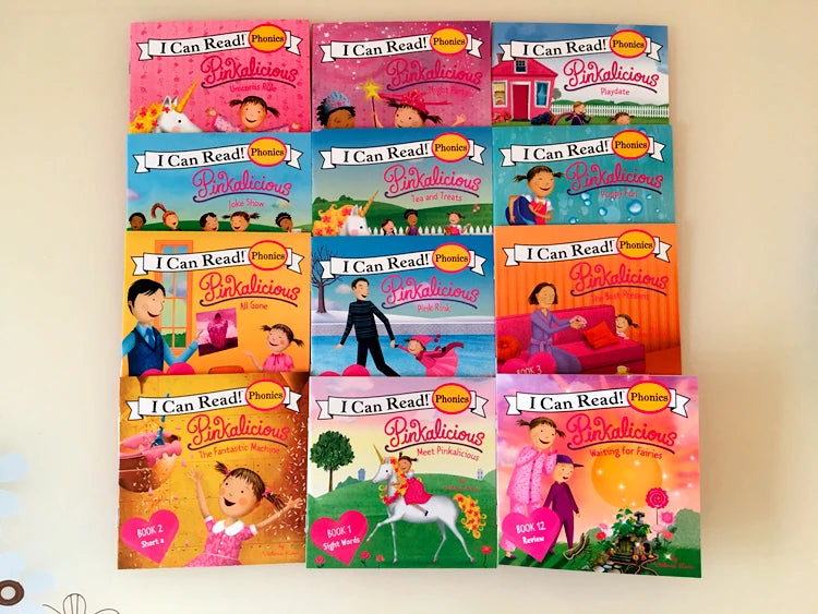12 Books/Set I Can Read English Picture Story Educational Booklets Learning Toys for Children Phonics Sight Words Kids Gift - LearnPlay Labs