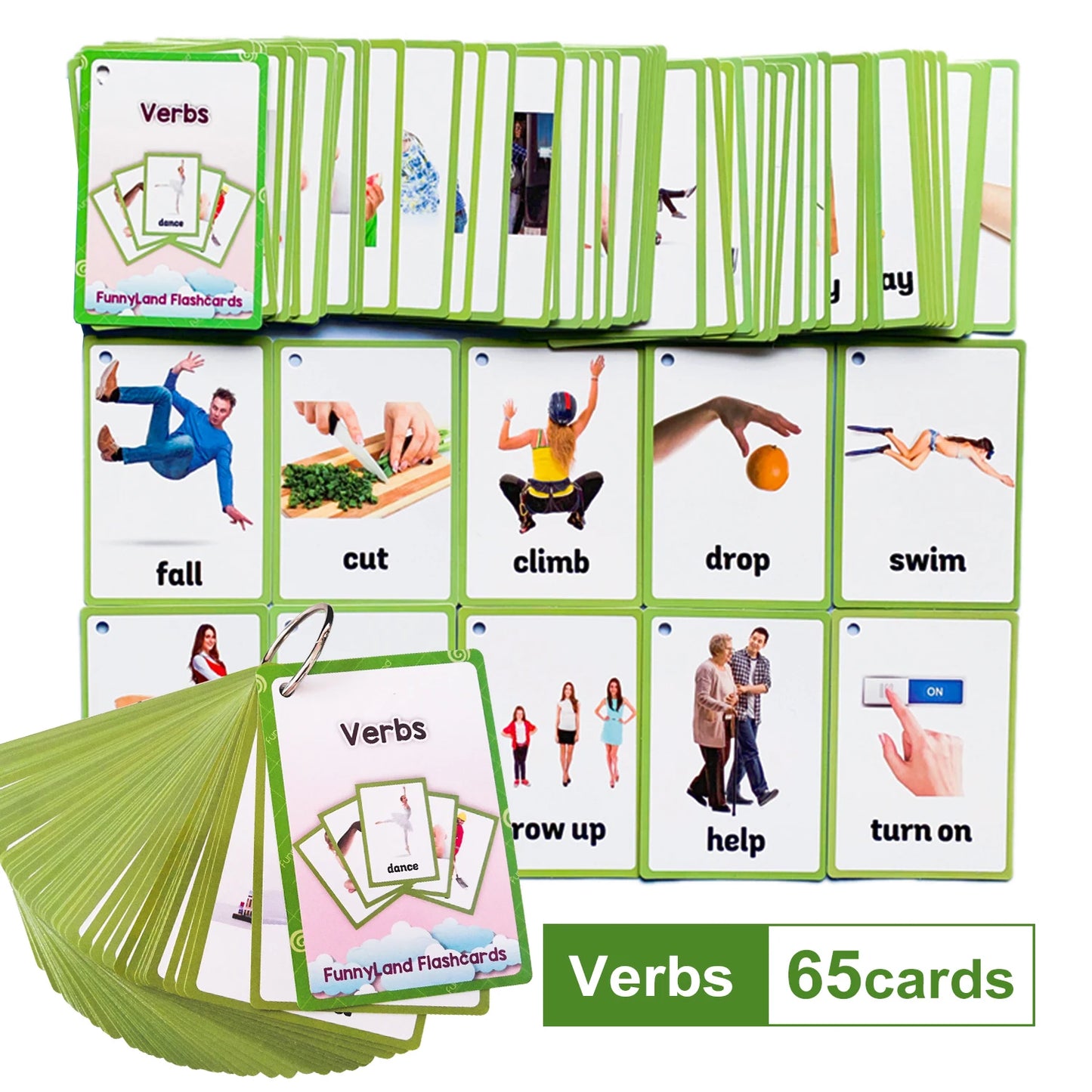 Kids Montessori Educativos Children Fun English Word FlashCards Baby Learning Educational English Card Table Game Puzzle CARDS - LearnPlay Labs