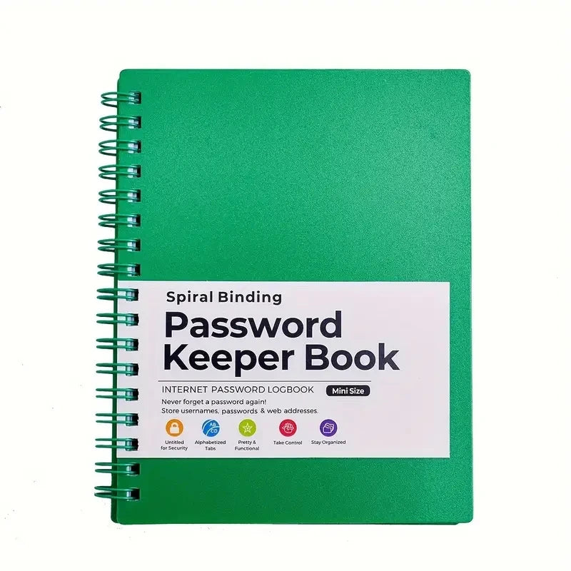 Journal & Organizer Notebook Password Keeper Book Notebooks MINI-Size Notepad Writing Pads Office School Supplies