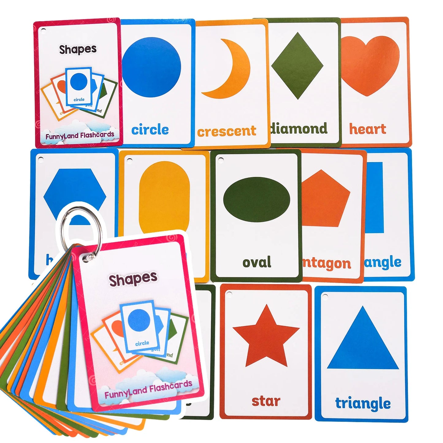 Kids Montessori Educativos Children Fun English Word FlashCards Baby Learning Educational English Card Table Game Puzzle CARDS - LearnPlay Labs