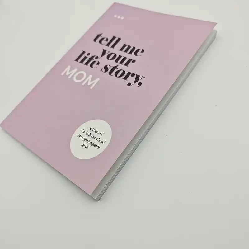 Family Story Recording Handbook Set - Tell Me Your Life Story Notepad Journal Notebook Planner Diary Notebooks Writing Pads