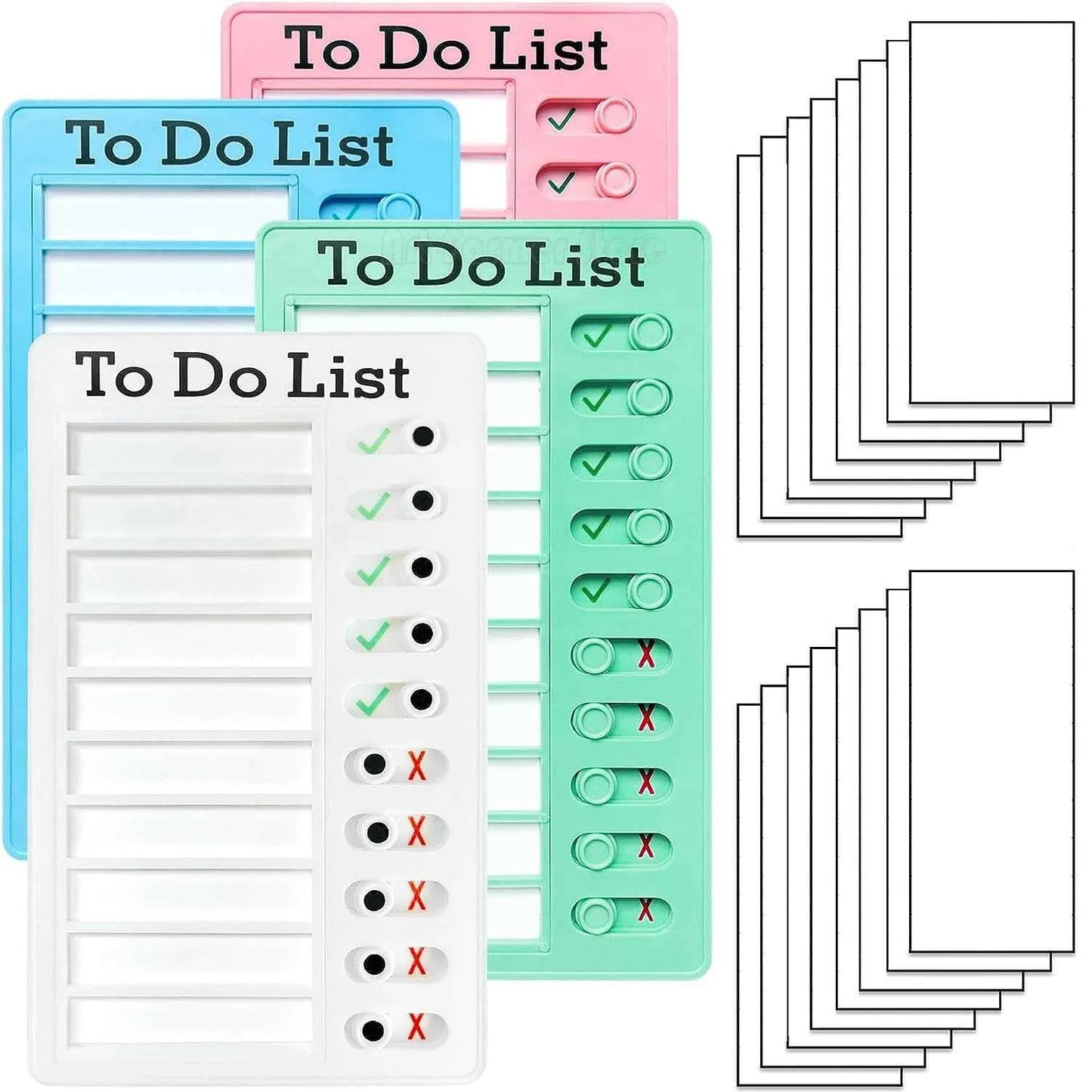 4 Pcs Self Discipline Check List Memo Board Daily Planner To Do List Korean Stationery Task Detachable Planning Board Office