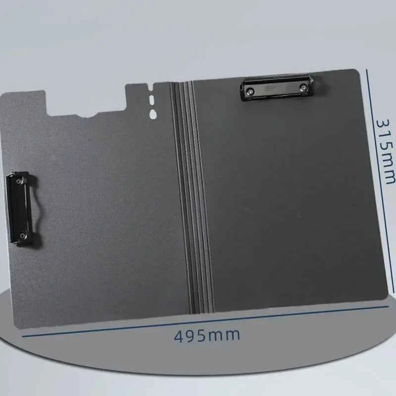Double Clip Thickened File Folder With Writing Pad Office Multi-Functional PP Material Clipboard Organizers Desk Organizer