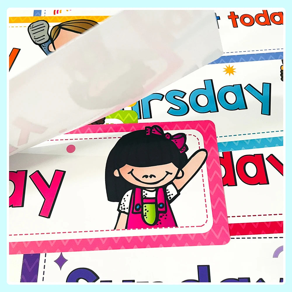 Monthly Headliners Set 12 Months of The Year Day of the Week Headers Monthly Seasonal Week Headers English Words Learning Cards - LearnPlay Labs
