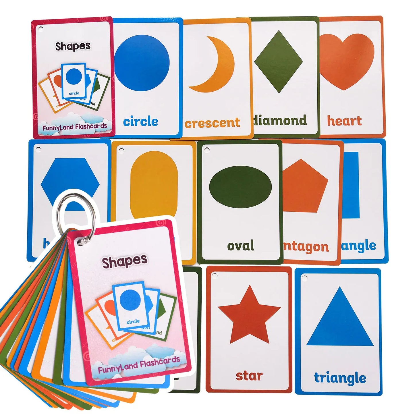 Kids Montessori Learning English Words Card Pocket Flash Cards Early Educational Toys For Children Classroom Supplies Gift - LearnPlay Labs