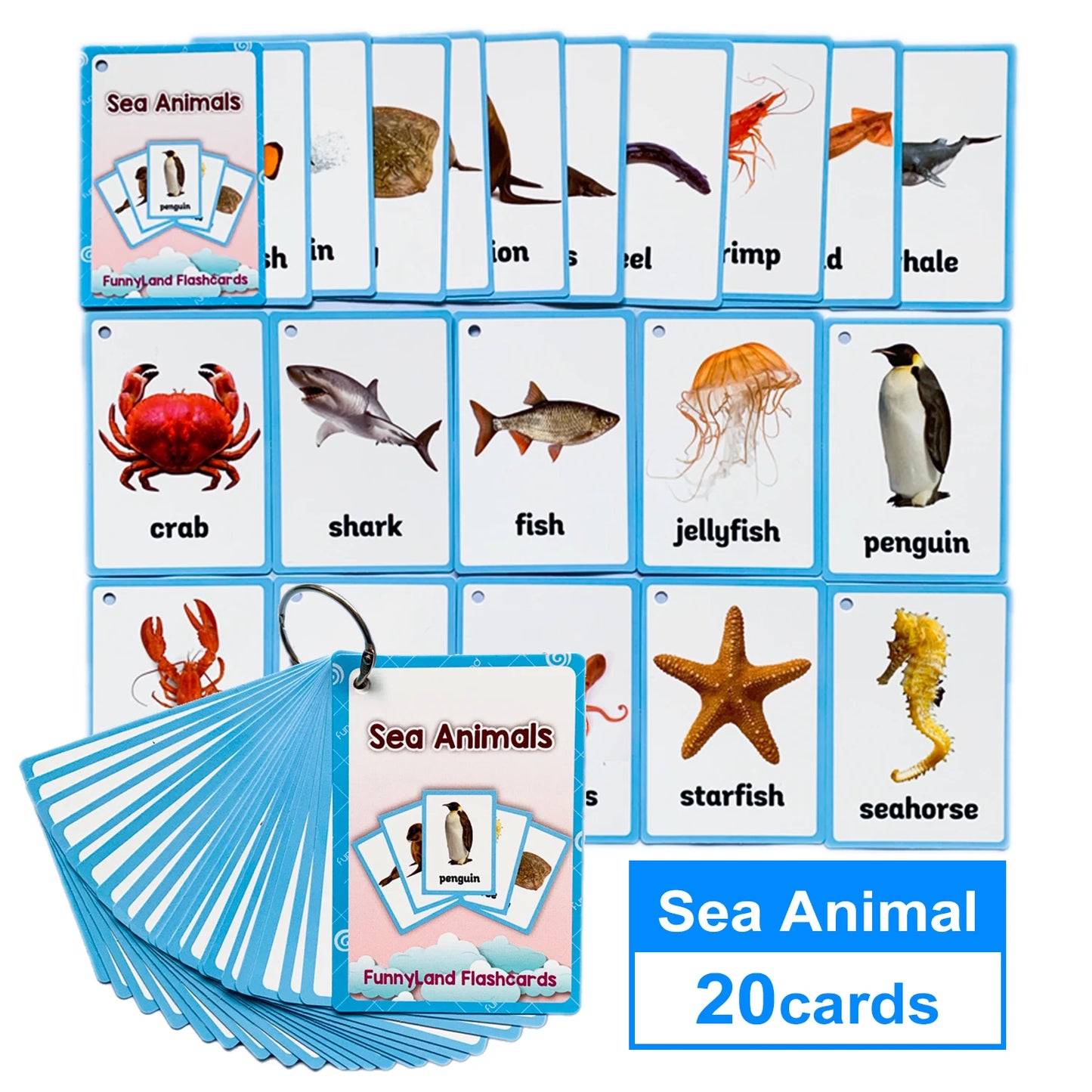 Kids Montessori Educativos Children Fun English Word FlashCards Baby Learning Educational English Card Table Game Puzzle CARDS - LearnPlay Labs