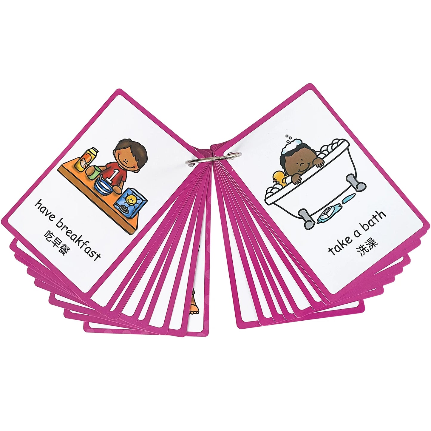 Kids Montessori Learning English Words Card Pocket Flash Cards Early Educational Toys For Children Classroom Supplies Gift - LearnPlay Labs