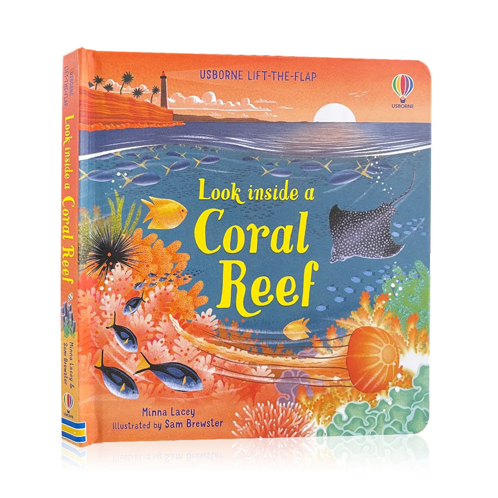 Usborne Books Look Inside English Cardboard Book for Kids Learning Toys Bedtime Reading Activity Gifts Montessori Materials