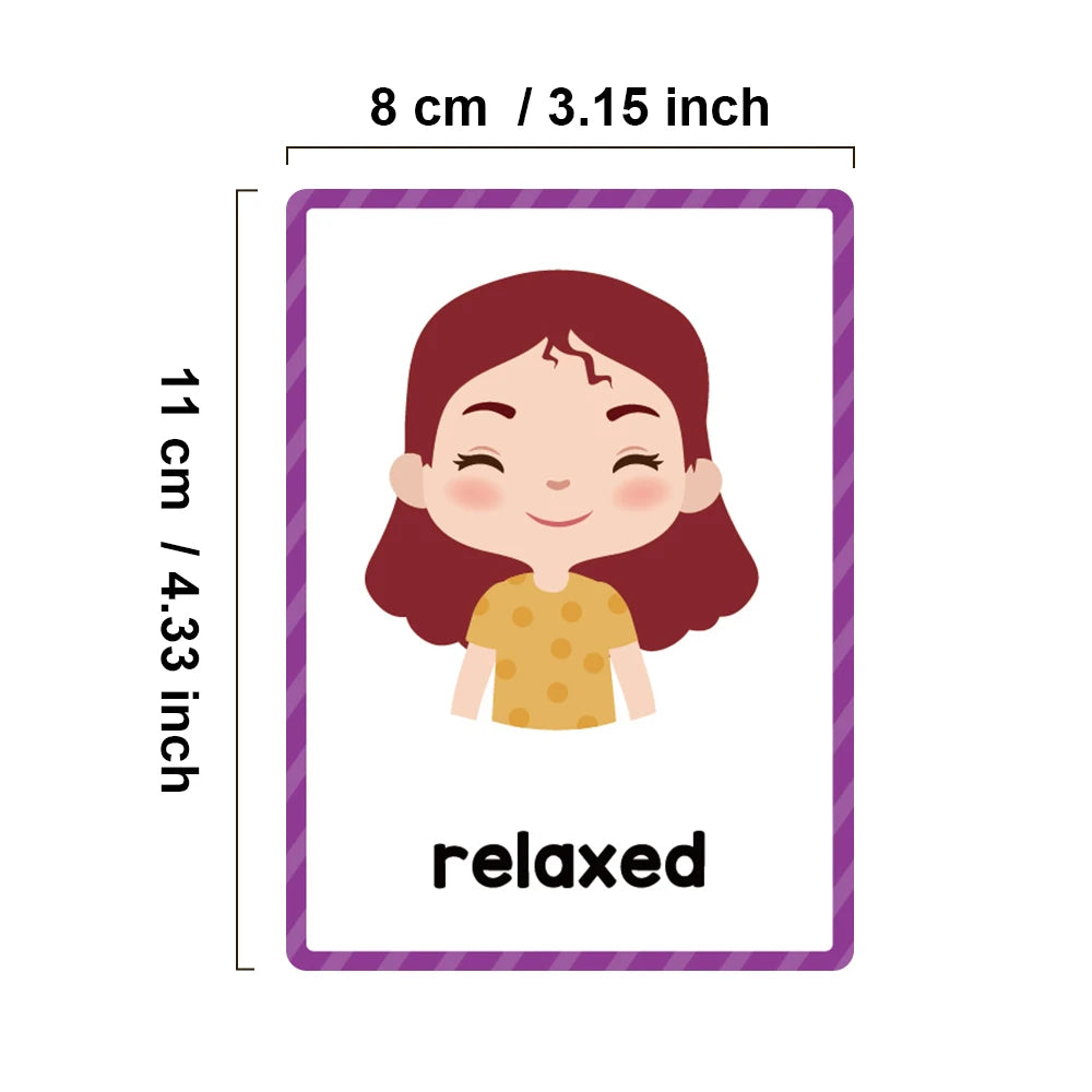 Kids Montessori English Words Learning Card Pocket Flashcards Early Educational Toys Classroom Supplies Teaching Aids - LearnPlay Labs